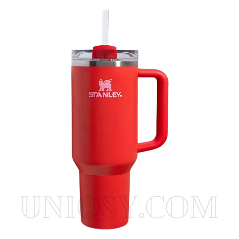 Stanley Lava Red 40 OZ Quencher Flowstate Tumbler Cup