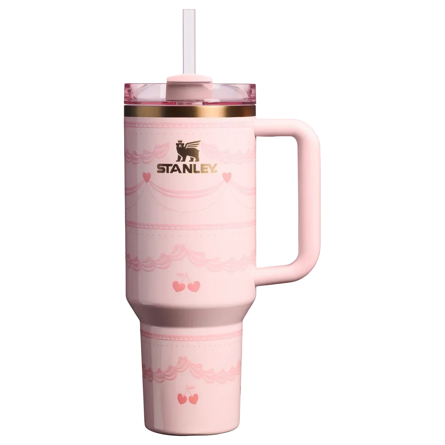 Stanley Cup Valentine's Day 40 oz Stainless Steel H2.0 Flowstate Quencher Tumbler
